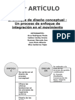 El Enfoque de Diseño Conceptual - Un Proceso