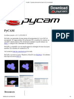 PyCAM - Trayectoria Generación de 3 Ejes CNC de Mecanizado
