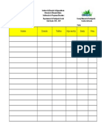 Lista de Asistencia Del Consejo Escolar de Participacion Social