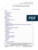 Complications of IV Therapy