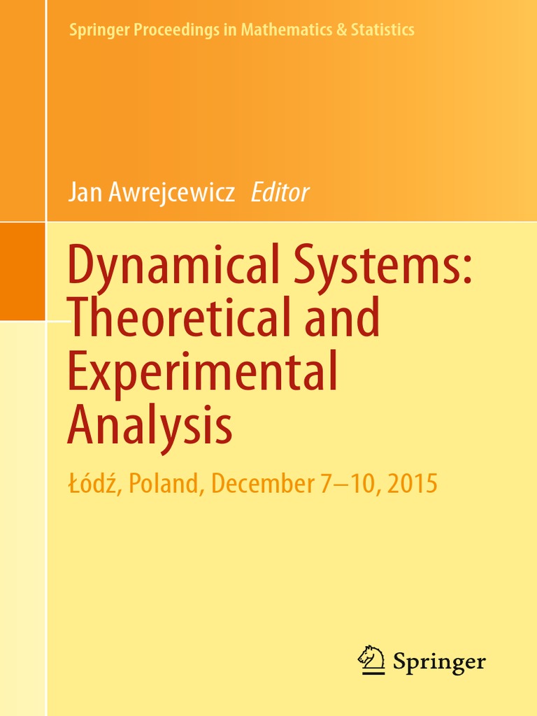 Dynamical systemstheoritical and experimental analysis1 Stability