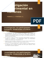 Investigación Experimental en Humanos