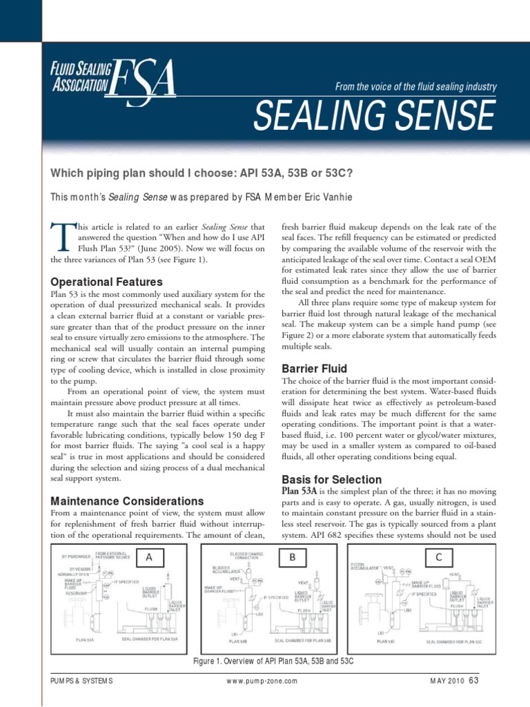 Understanding API Plan 53 Seal Systems | PDF | Pump | Leak