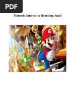 Nintendo Interactive Branding Audit