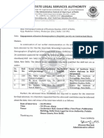 Interview Schedule of Junior Stenographers (English)