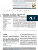 4- Determination of Pyrethroid Pesticides Residues in Vegetable Oils Using