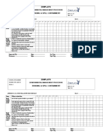 Bund Wall Inspection Checklist