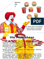 Penerapan Manajemen Strategik Pada McDonald's