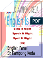 Sing It Right Speak It Right Spell It Right (3S)