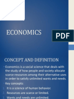 ECONOMICS Introduction