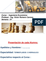 Exposicion para La Semana 01 - Ingenieria Economica