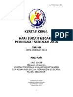 Kertas Kerja Hari Sukan Negara 2016