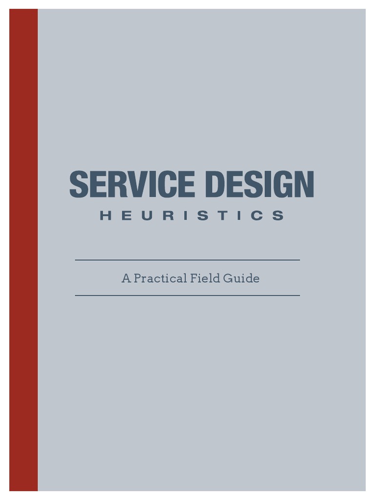 Usability MattersService Design Field Guide PDF Usability