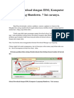 Selesai DWNLD DG IDM Komputer Langsung Shutdown PDF