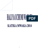 KITABU CHA HALI YA UCHUMI KWA MWAKA 2014final Draft PDF
