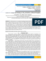 Effect of Tillage and Staking On The Production of Fluted Pumpkin