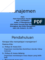 Slide Manajemen Fahri Ramadhan Hasibuan IF-B