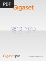 Gigaset N510 IP PRO User Manual