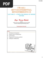 ENV ENG - " Design of Sewer System "