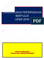 2016 - Pengurusan Peperiksaan Bertulis