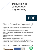 Introduction To Competitive Programming