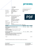 Proforma Invoice for Concrete Test Hammer and Rebar Detector