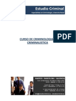 Curso de Criminologia y Criminalistica