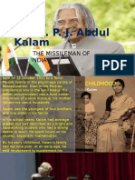 DR .A. P. J. Abdul Kalam: The Missileman of India
