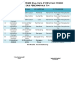 Jadwal Kampanye Dialogis