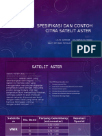 Spesifikasi Dan Contoh Citra Satelit ASter