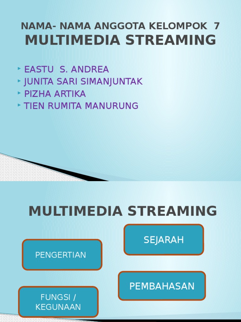 Pengantar Multimedia Streaming | PDF | Komputer