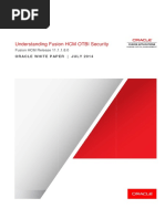 Fusion HCM OTBI Security White Paper 11.1.1.8.0