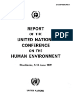 UN Conference on Human Environment, 1972