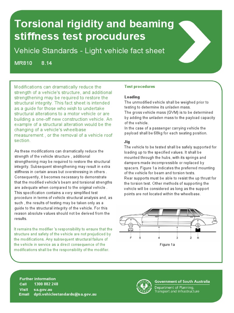 Vehicle Structural Integrity Testing Guide | PDF | Beam (Structure ...