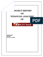 Financial Analysis of ICICI Bank