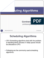 Scheduling Algorithms PDF