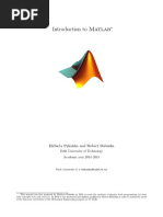 Matlab Manual