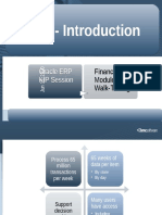 ERP - Introduction: Oracle ERP KIP Session Finance Modules Walk-Through Finance Modules Walk-Through