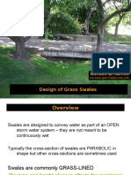 Design Grass Swales for Stormwater Conveyance