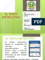 El Texto Instructivo-Jose David Ariza