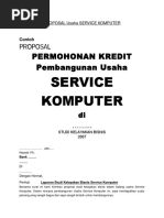 Proposal Usaha Service Komputer