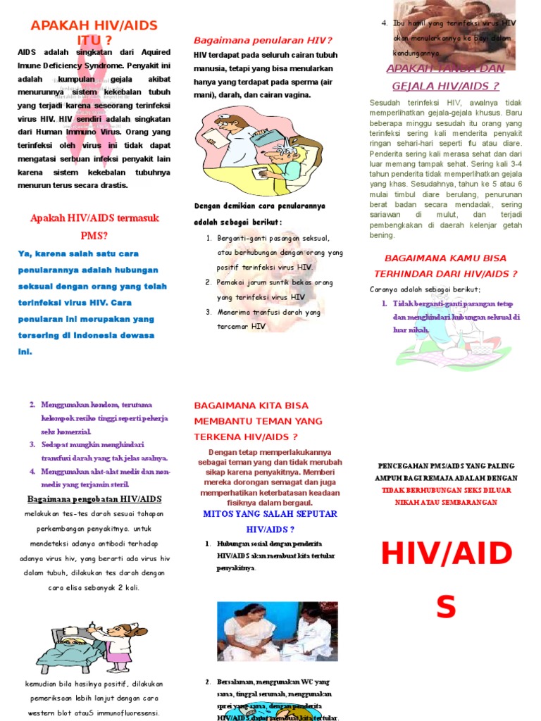 Leaflet HIV AIDS | PDF