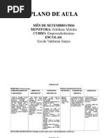 6 Plano de Aula Mês de Agosto