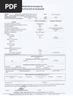 Calificación Del Soldador