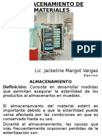 Almacenamiento material estéril