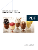 30 Recetas Dulces en Shots