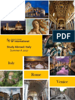 Summer A 2017: Study Abroad: Italy
