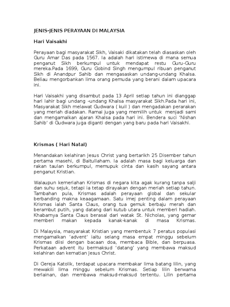 Jenis Raya Pdf