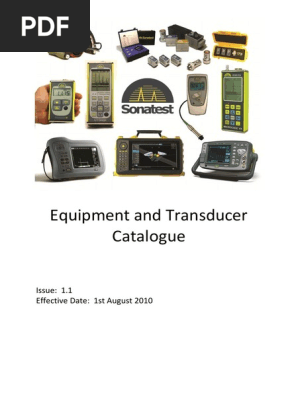 Catalogo General Sonatest Pdf Electrical Connector Ultrasound