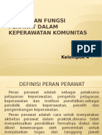 Peran Dan Fungsi Perawat Dalam Keperawatan Komunitas Kelp 4